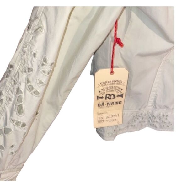 Da-Nang Embroidered Military Style Jacket Size Small - Picture 4 of 8